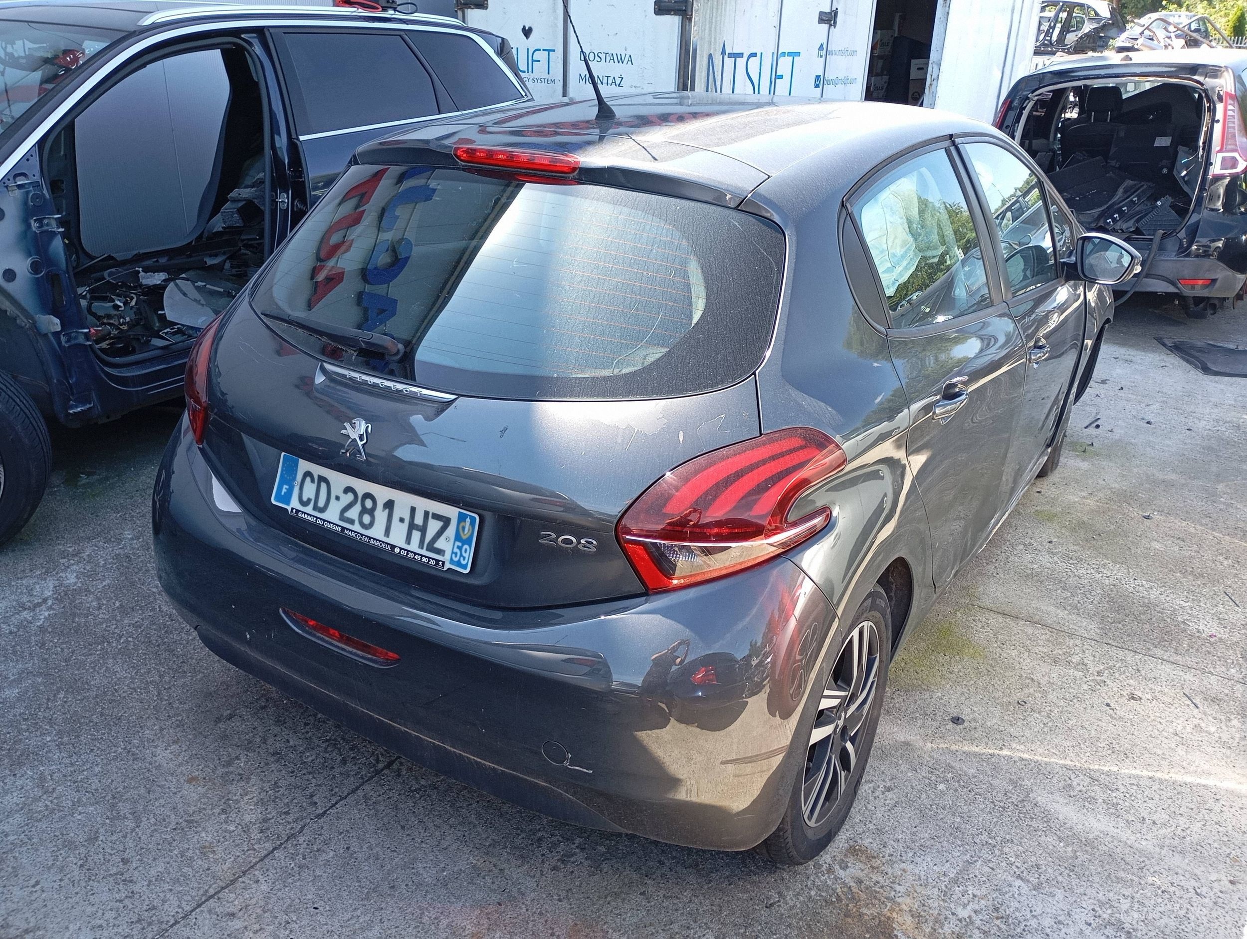 PEUGEOT 208 and 1 2012-2019 fender front front left grey KTP