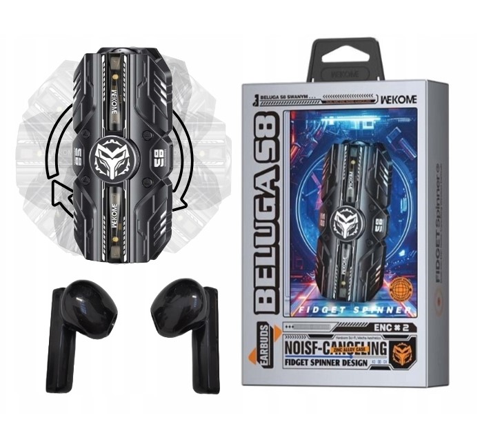 Słuchawki bezprzewodowe douszne Wekome Beluga S8