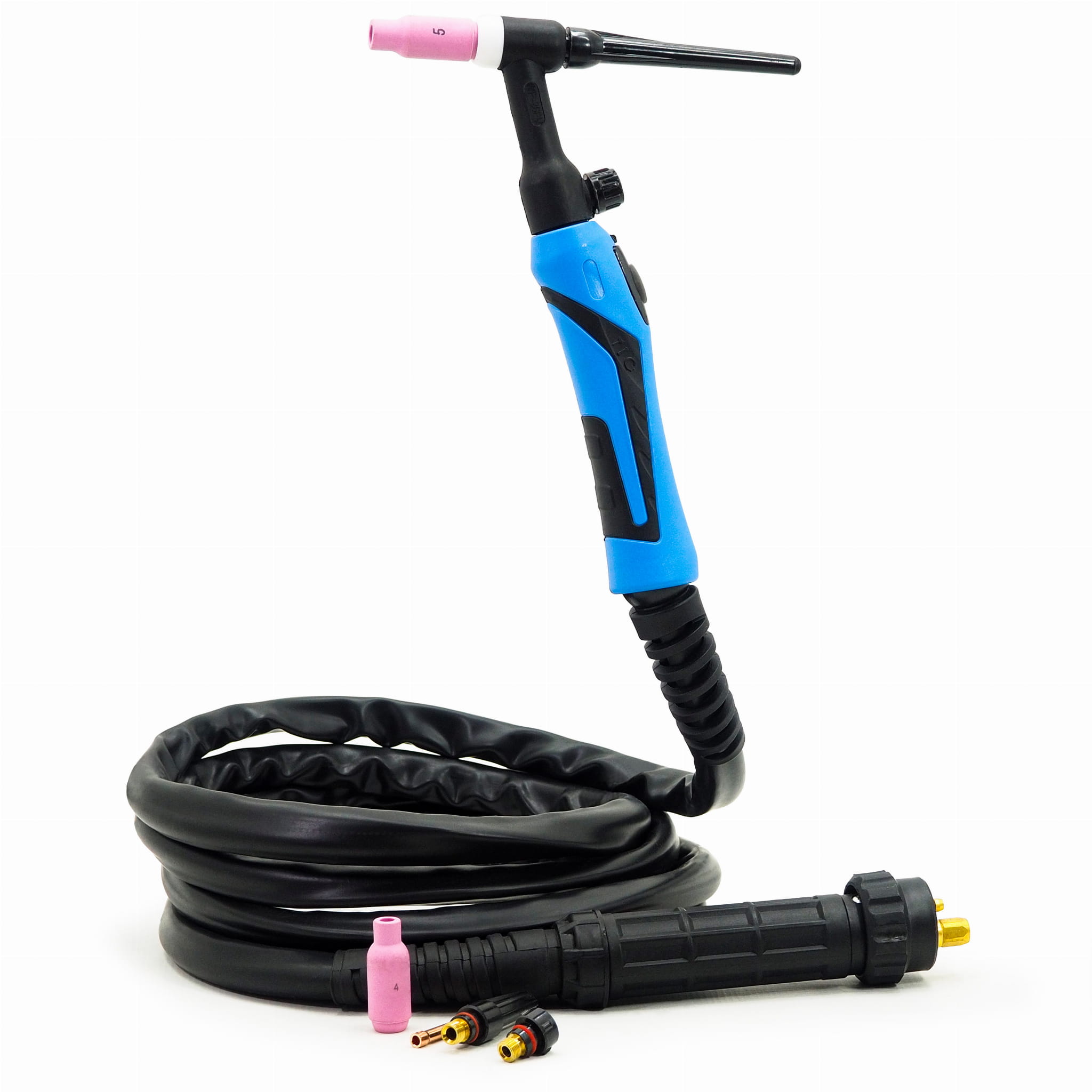 Uchwyt Spawalniczy Tig SR-26FV Z Wtykiem Euro Zaworkiem Wtyk Zaworek