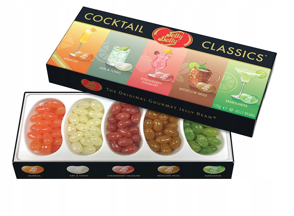 Levně Jelly Belly Cocktail Classic Ovocné fazole Mix Chutí 125 g