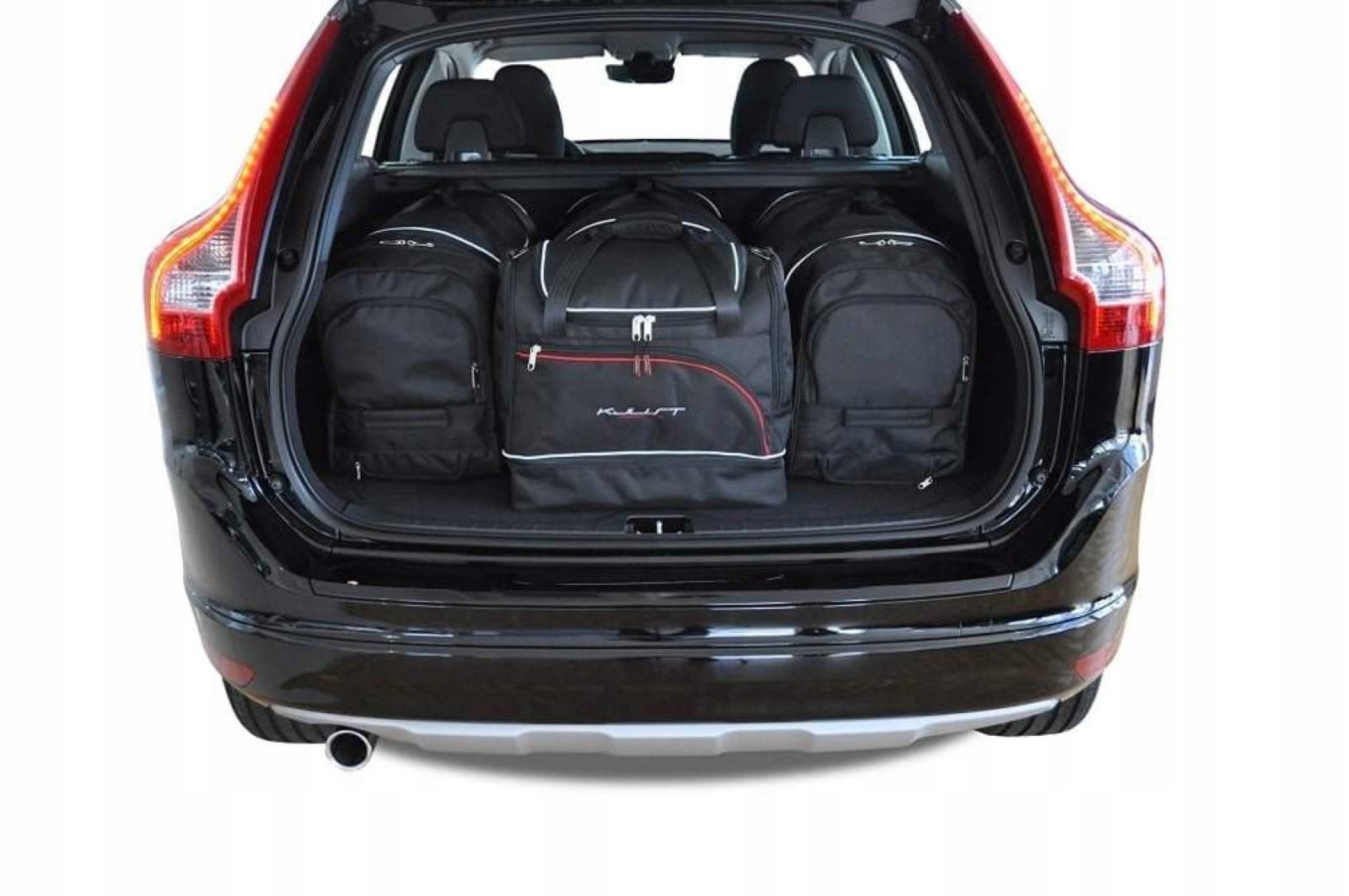 J&j Automotive Sada 4ks cestovných tašiek Sport pre Volvo XC60 2008-2017