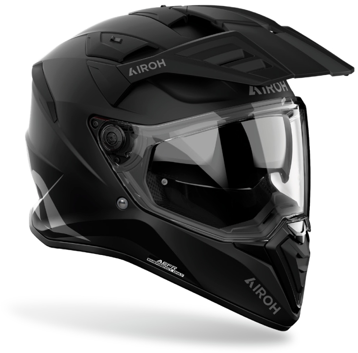 Airoh Bandit Color Black Matt Kask Motocyklowy Integralny Czarny Matowy