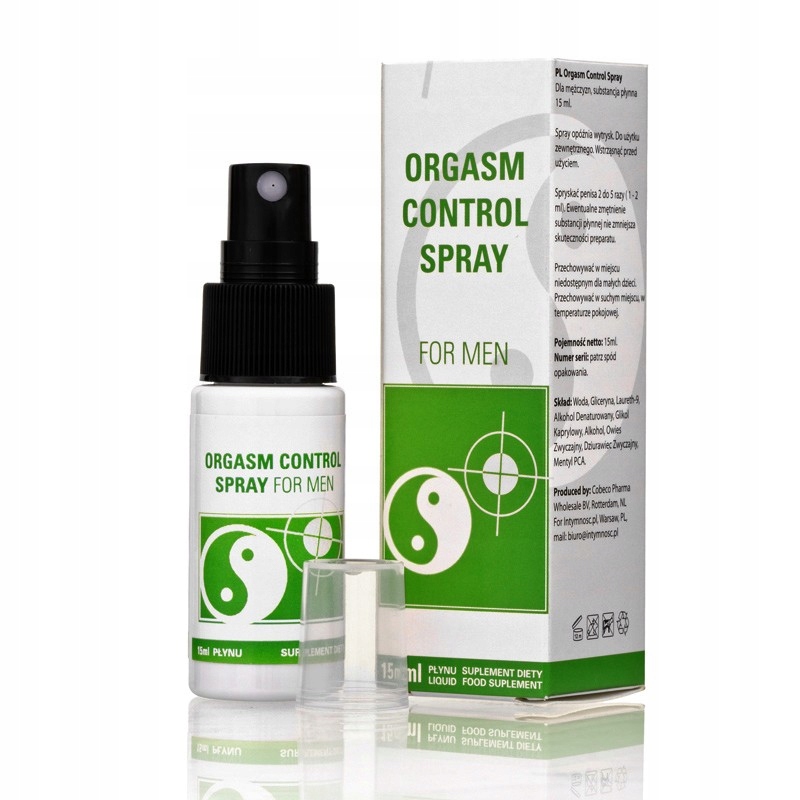 Orgasm Control Spray 15ml Dłuższy Stosunek