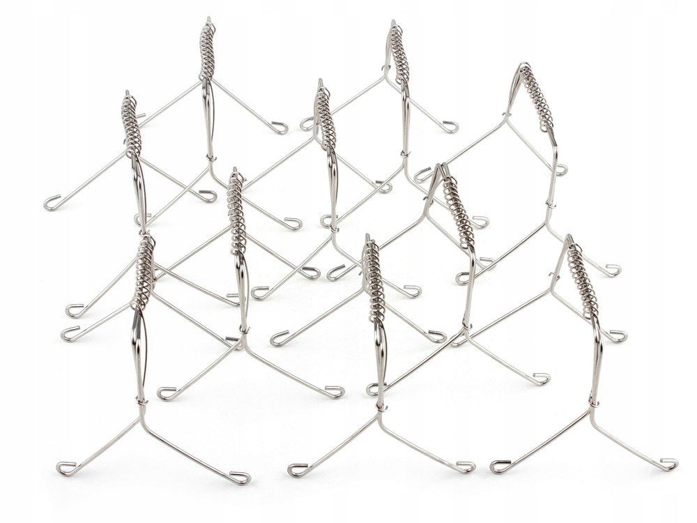 KLIPSY DO ROLAD MIĘSNYCH GOŁĄBKÓW KLAMRY x10 WENKO Długość 65 mm