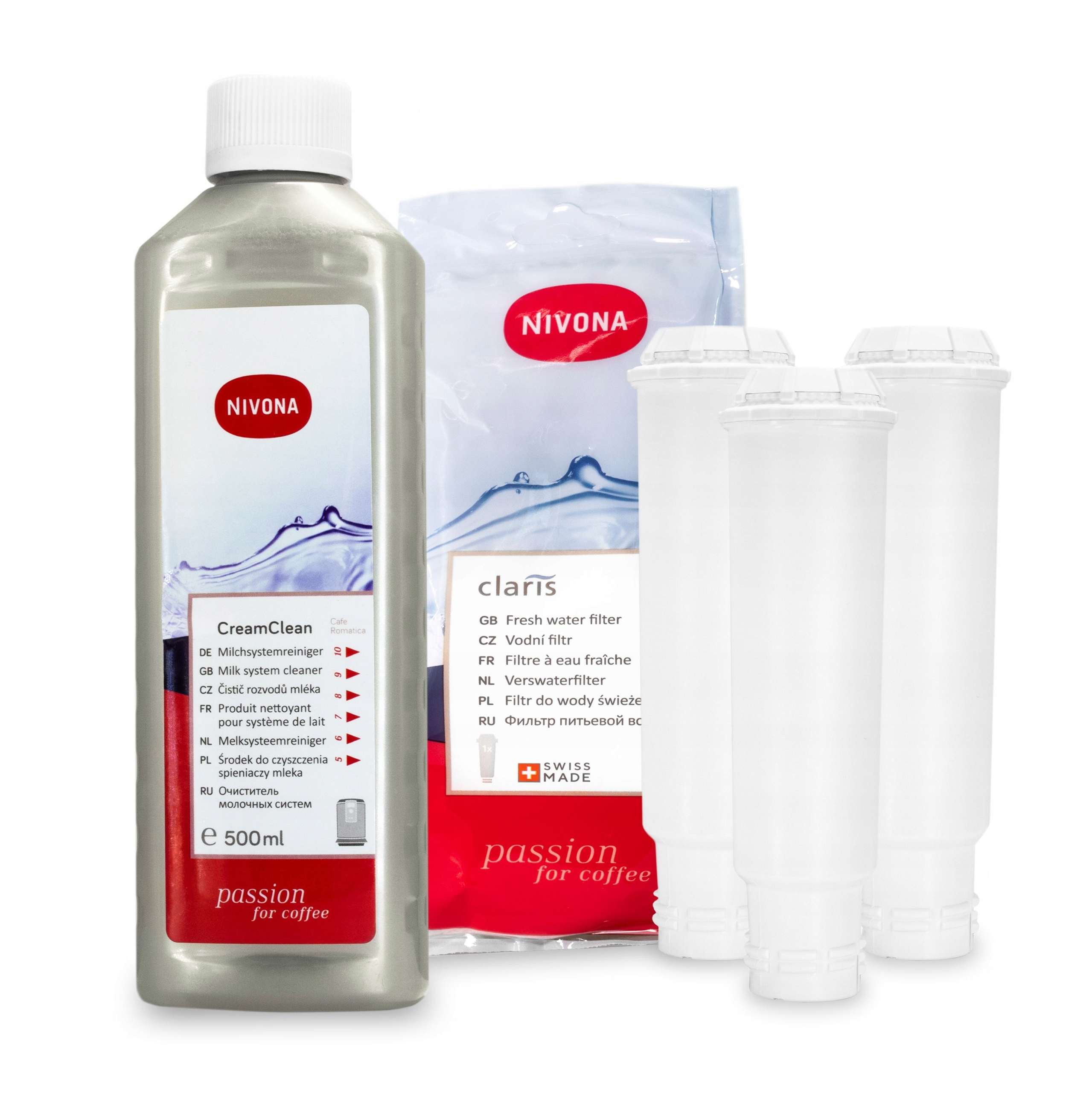 x3 Filtr Čisticí kapalina pro kávovar Nivona