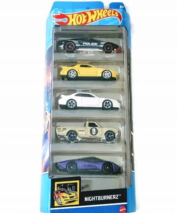 

Hot Wheels Nightburnez HFV93 5PAK 5 Szt Pięciopak