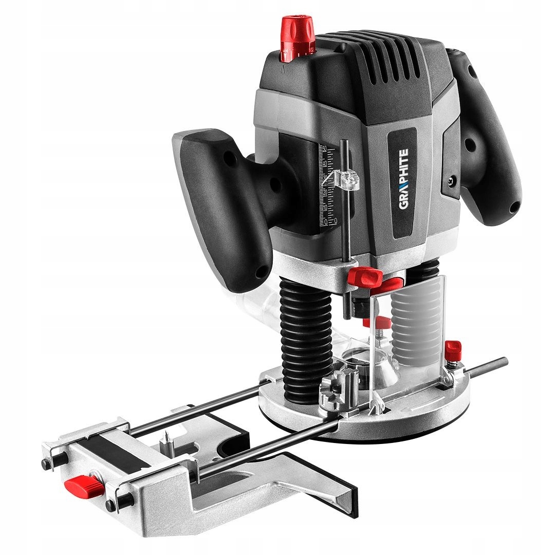 FREZARKA GÓRNOWRZECIONOWA DO DREWNA UCHWYT 6 8 12mm 1300W GRAPHITE 59G717 Marka Graphite