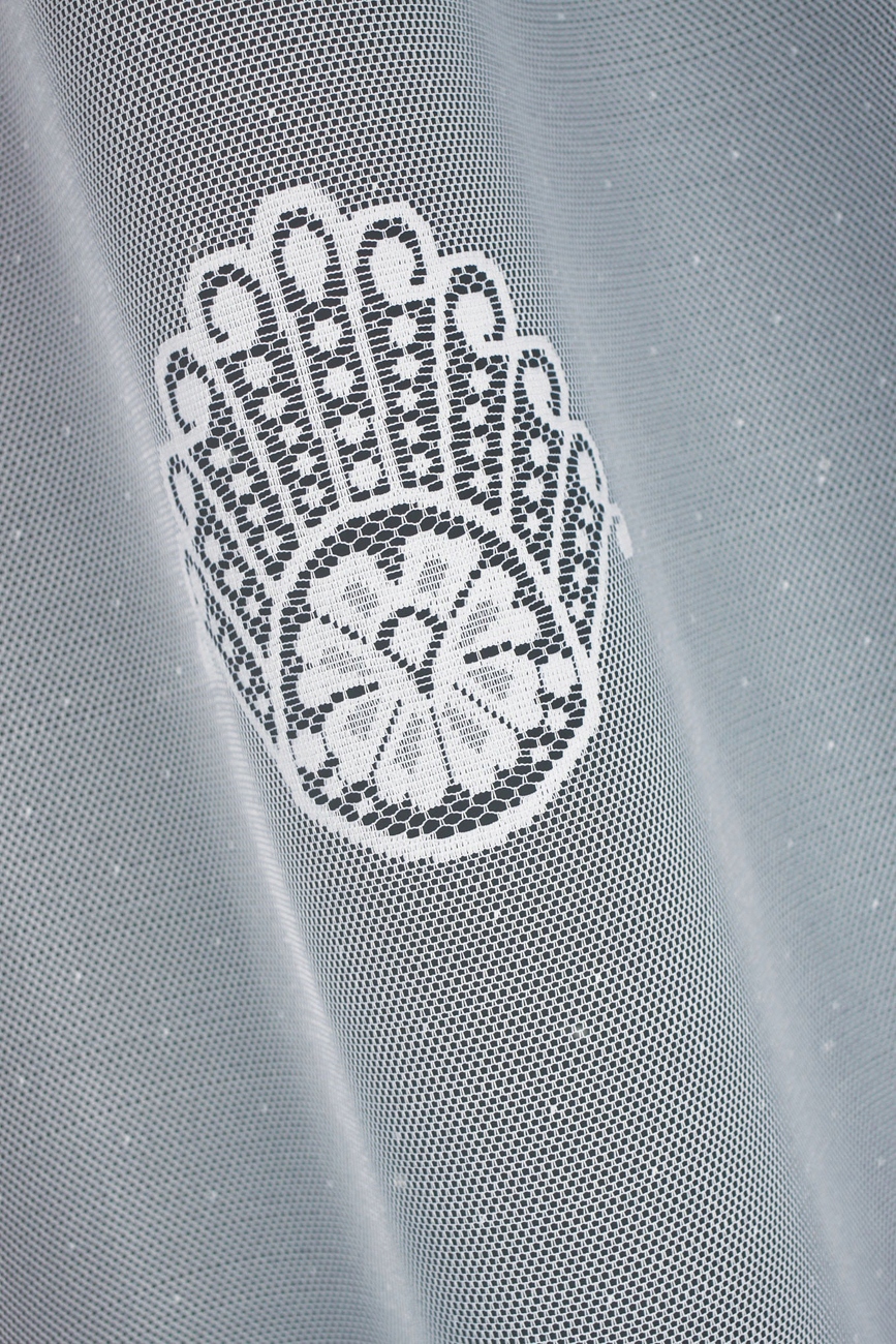 Mg Záclona bílá 34488 400 x 150 cm hotová s páskou M