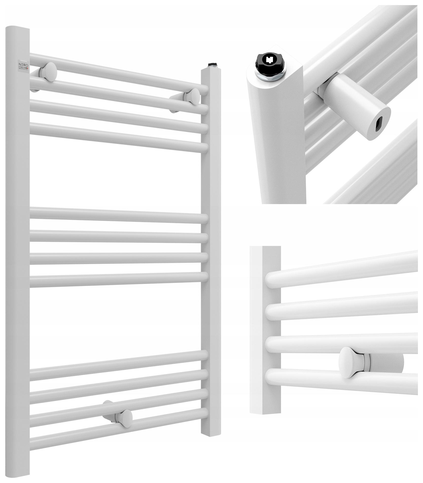 Kúpeľňový Radiátor 50/80 cm Biely Rebríkový Radiátor Moderný Puerto