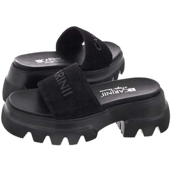 

Buty Damskie Klapki Carinii Czarne B7993-H20
