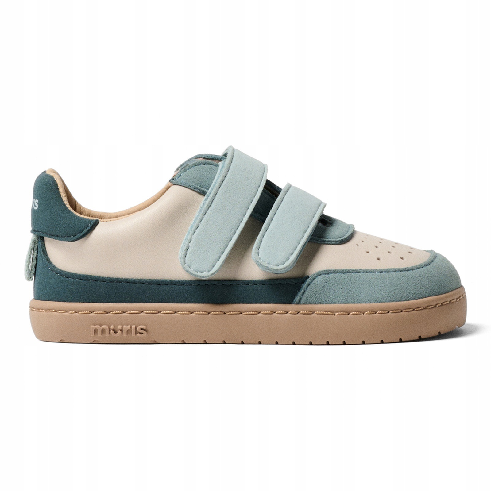 Buty barefoot sneakersy lekkie na rzepy dziecięce Muris Petra Mini Steel 27