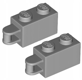 

Lego Klocek Uchwyt 1x2 J. Szary (34816/6198932) x2