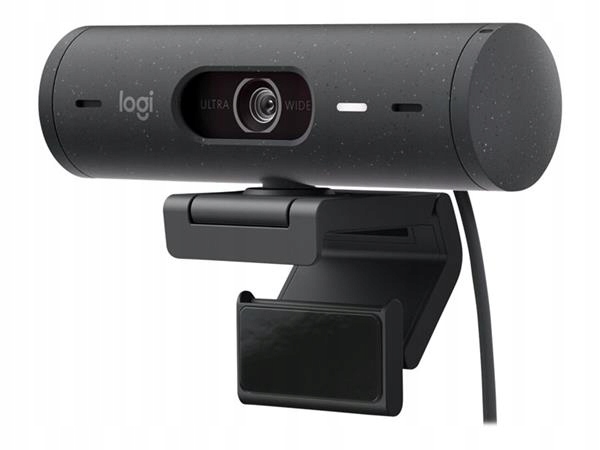 Logitech webkamera Brio 500, Full Hd, 4x zoom,RightLight 4 s Hdr, grafitová