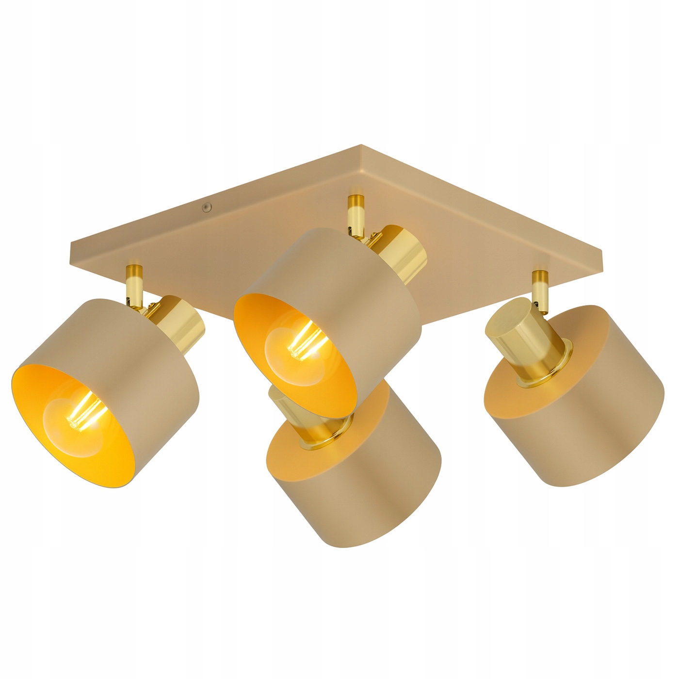 Stropní svítidlo Stropní Svítidlo Lustr Kašmír Ecru Béžová 485-AG4 Ložnice