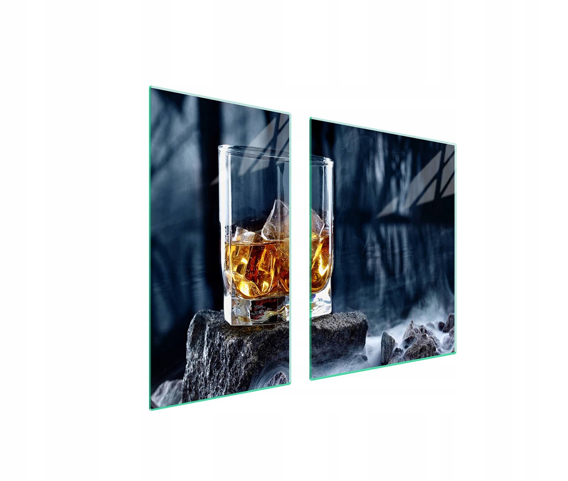 7v1 Skleněná ochranná deska na sporák 90x52 Whisky
