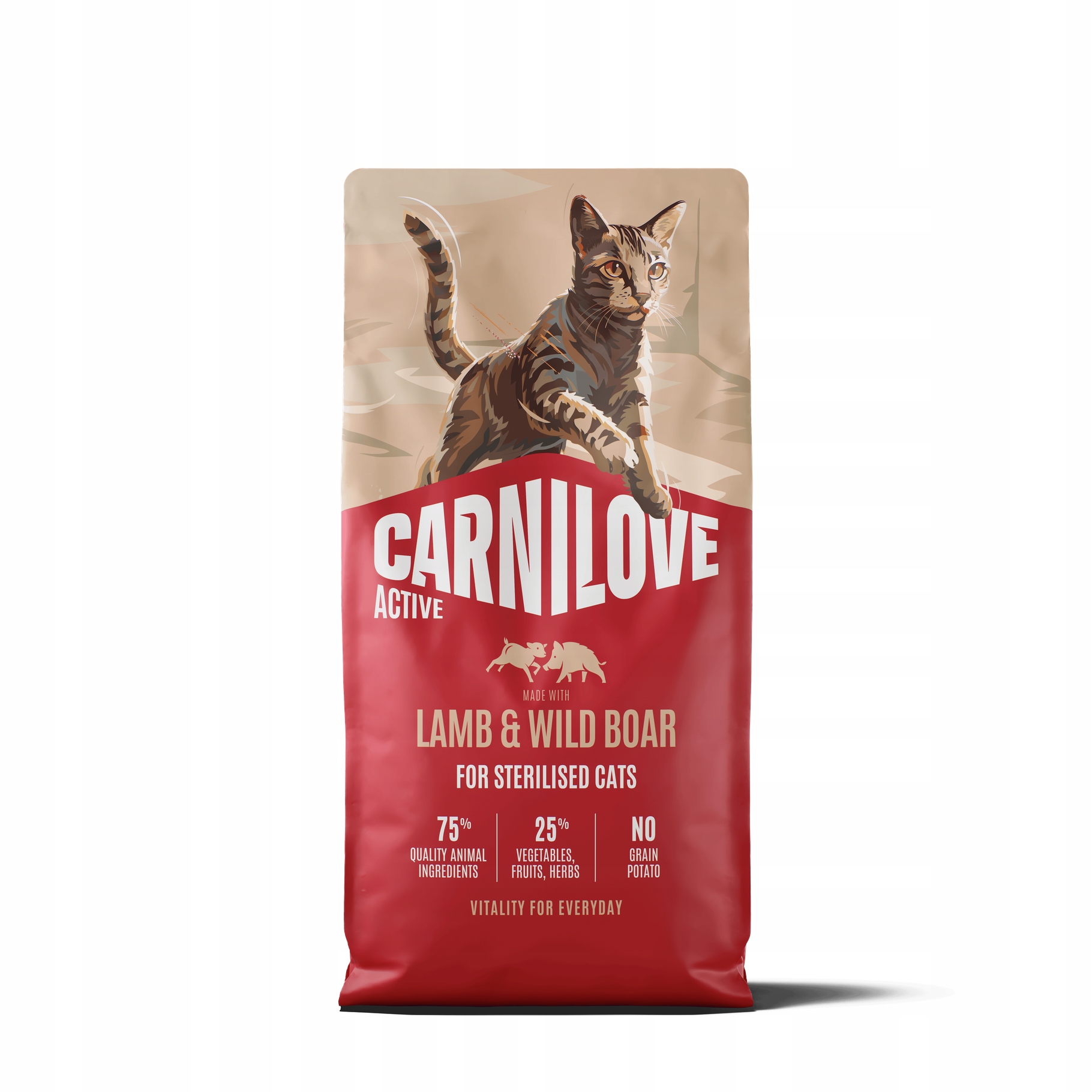 Carnilove Active Cat Jehněčí a divočák pro kastrované dospělé kočky 6 kg