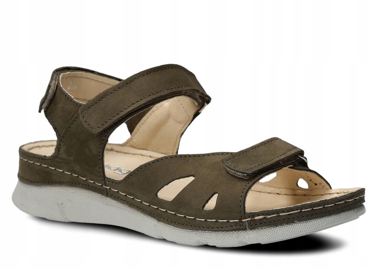 Nagaba 102 Khaki Samuel Dámský Sandál Velikost 39