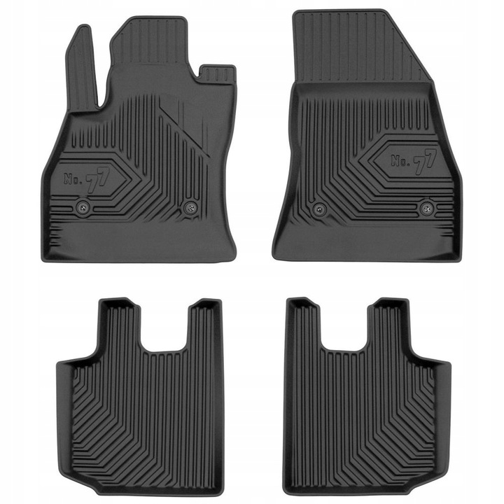 

Fiat 500L od 2012- Dywaniki Gumowe Korytka 77