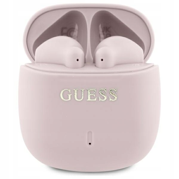 Guess Bluetooth sluchátka GUTWSJ14ESGP Tws dokovací stanice růžová/pink