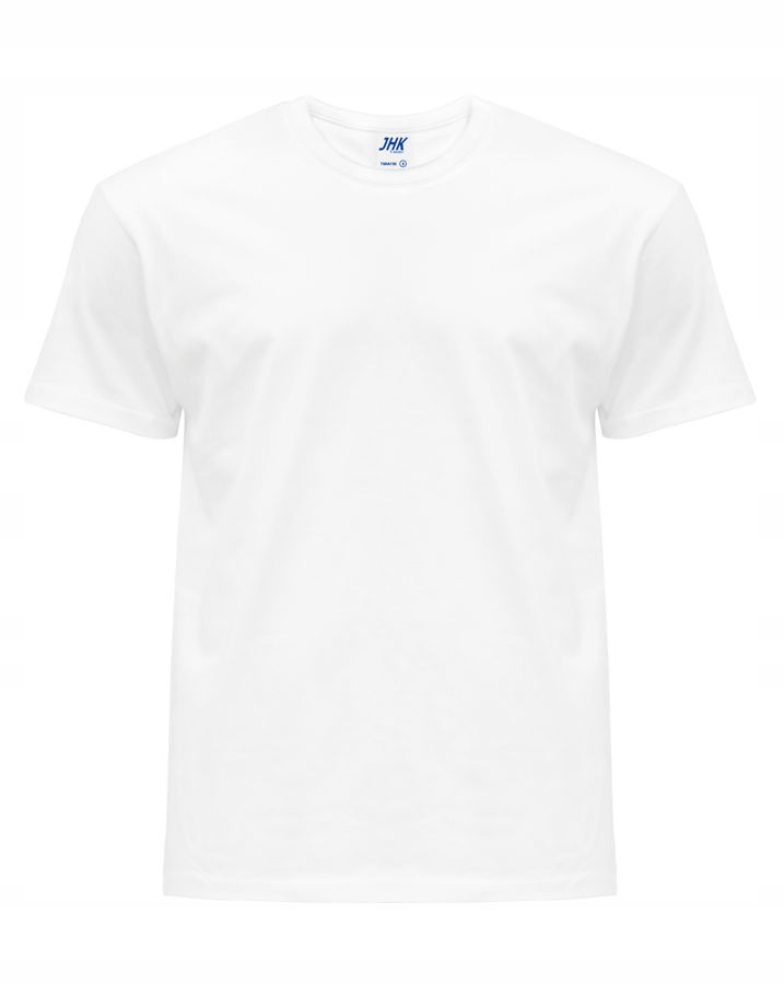 Koszulka męska Regular 155g -JHK- biały XS