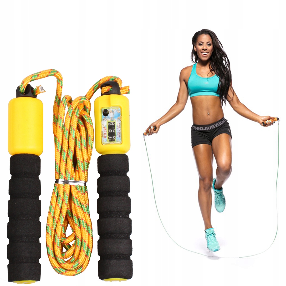 

Skakanka Z Licznikiem Crossfit Regulacja 250CM