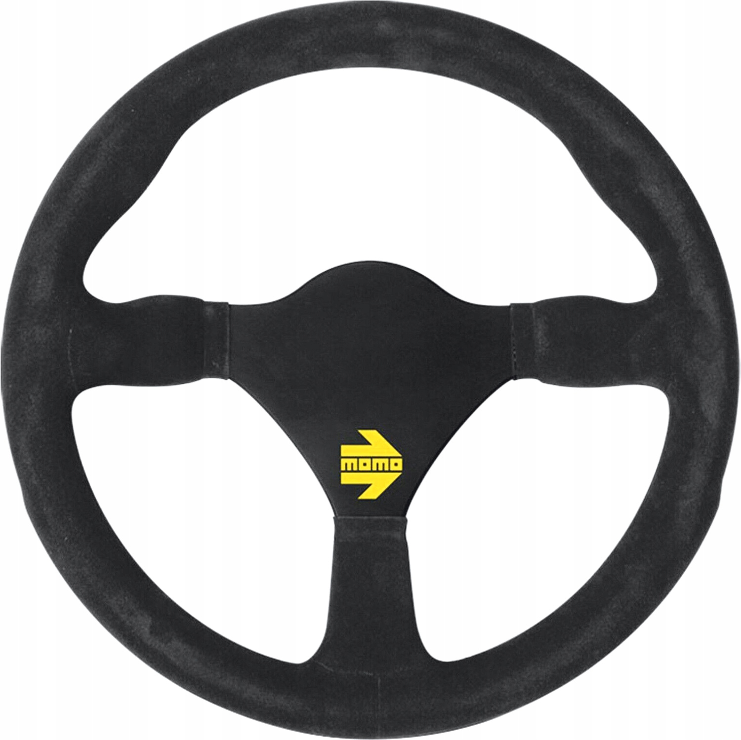 Volant Momo Model 26 Čierna semišová farba 280 mm