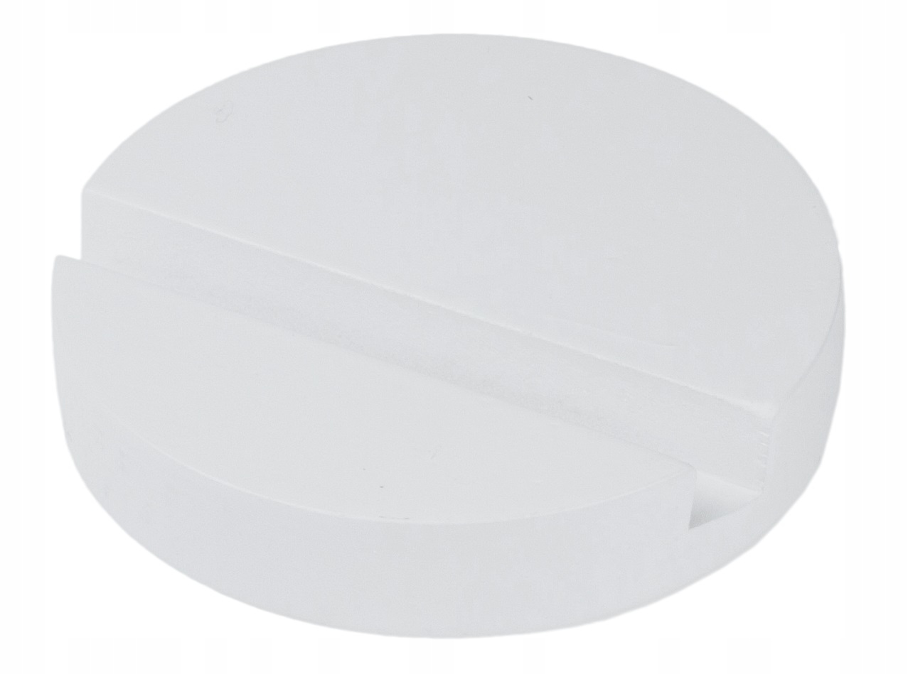 PODSTAWKA drewniana POD TELEFON okrągła eko biała