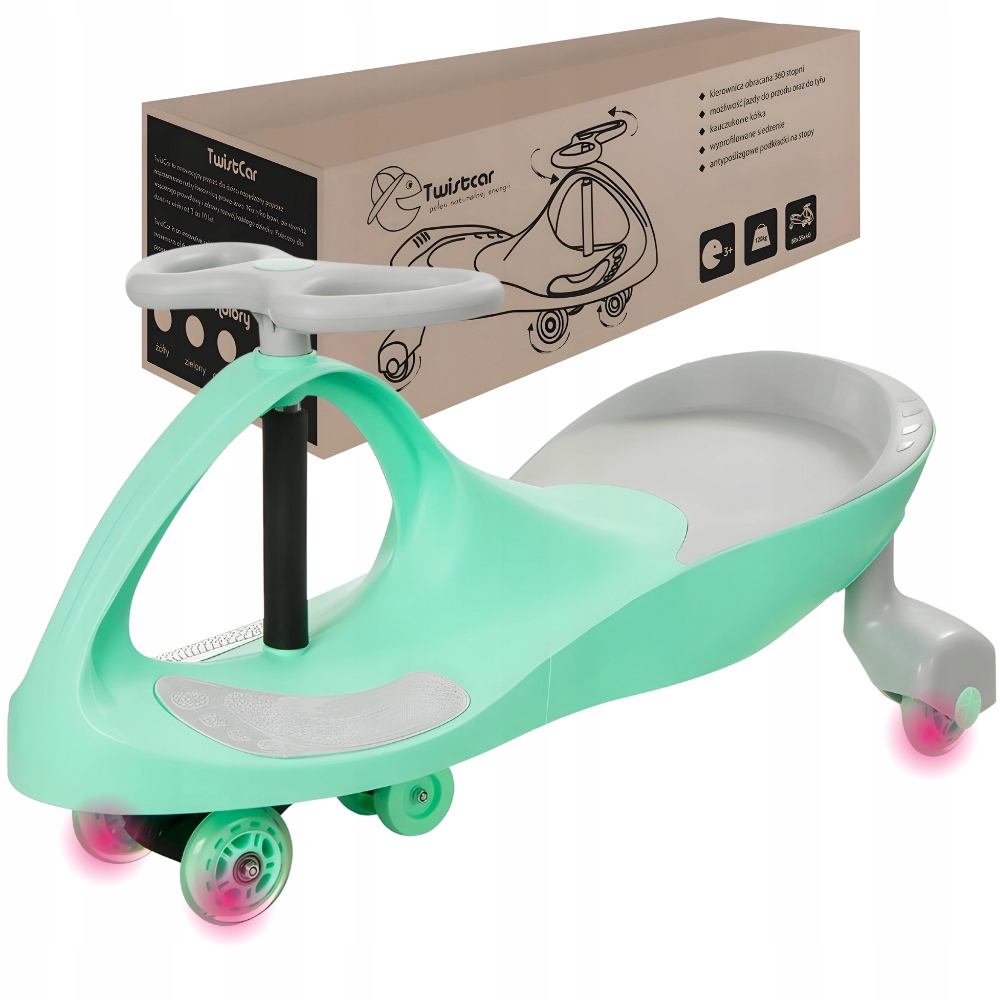 TWISTCAR Jeździk Dla Dzieci Pojazd Kółka LED