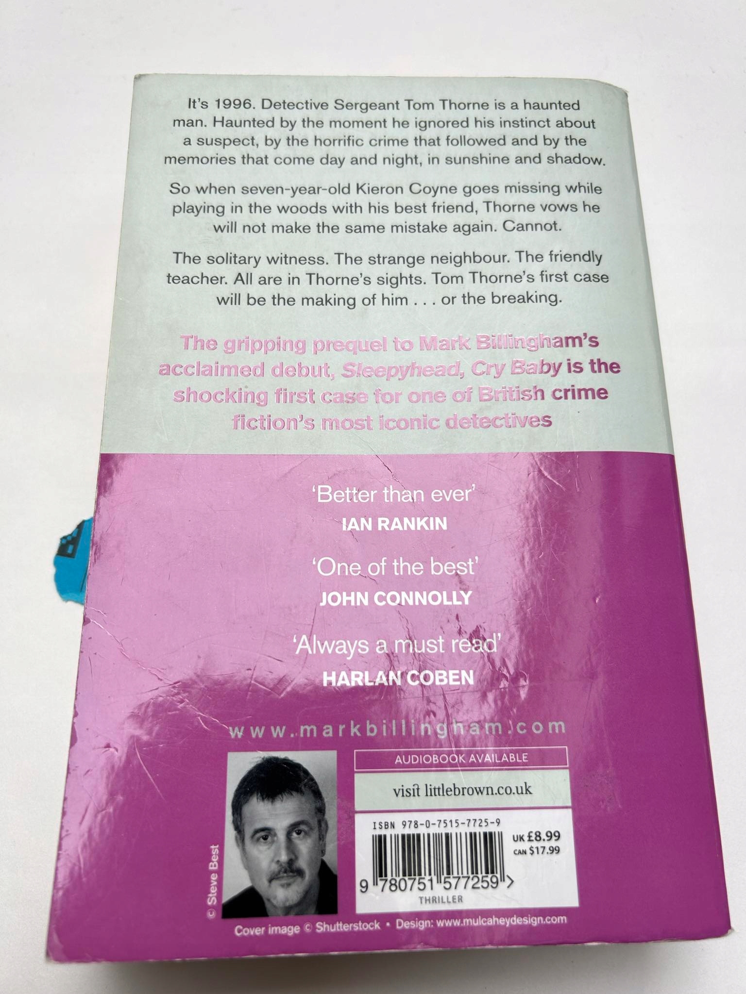 Cry Baby Mark Billingham ISBN 9780751577259