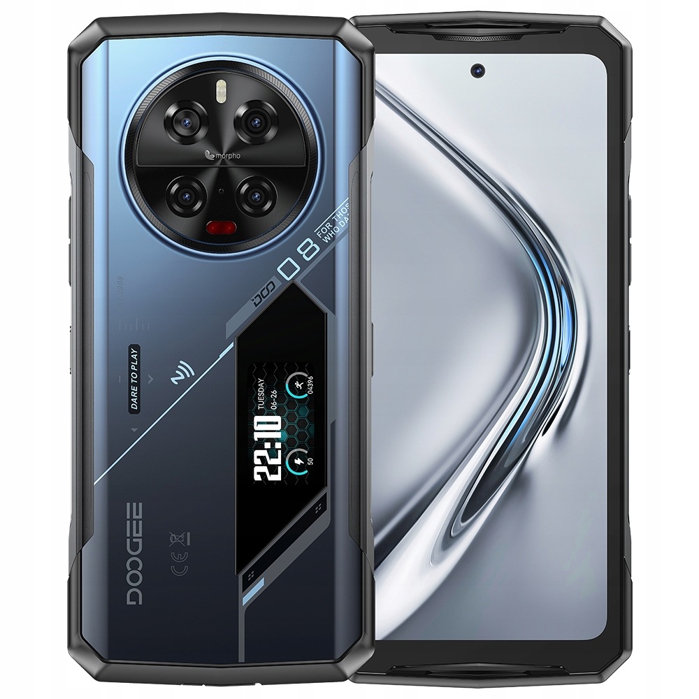 Doogee V40 Pro 5G 16+20/512GB, 8680mAh, okostelefon, kék