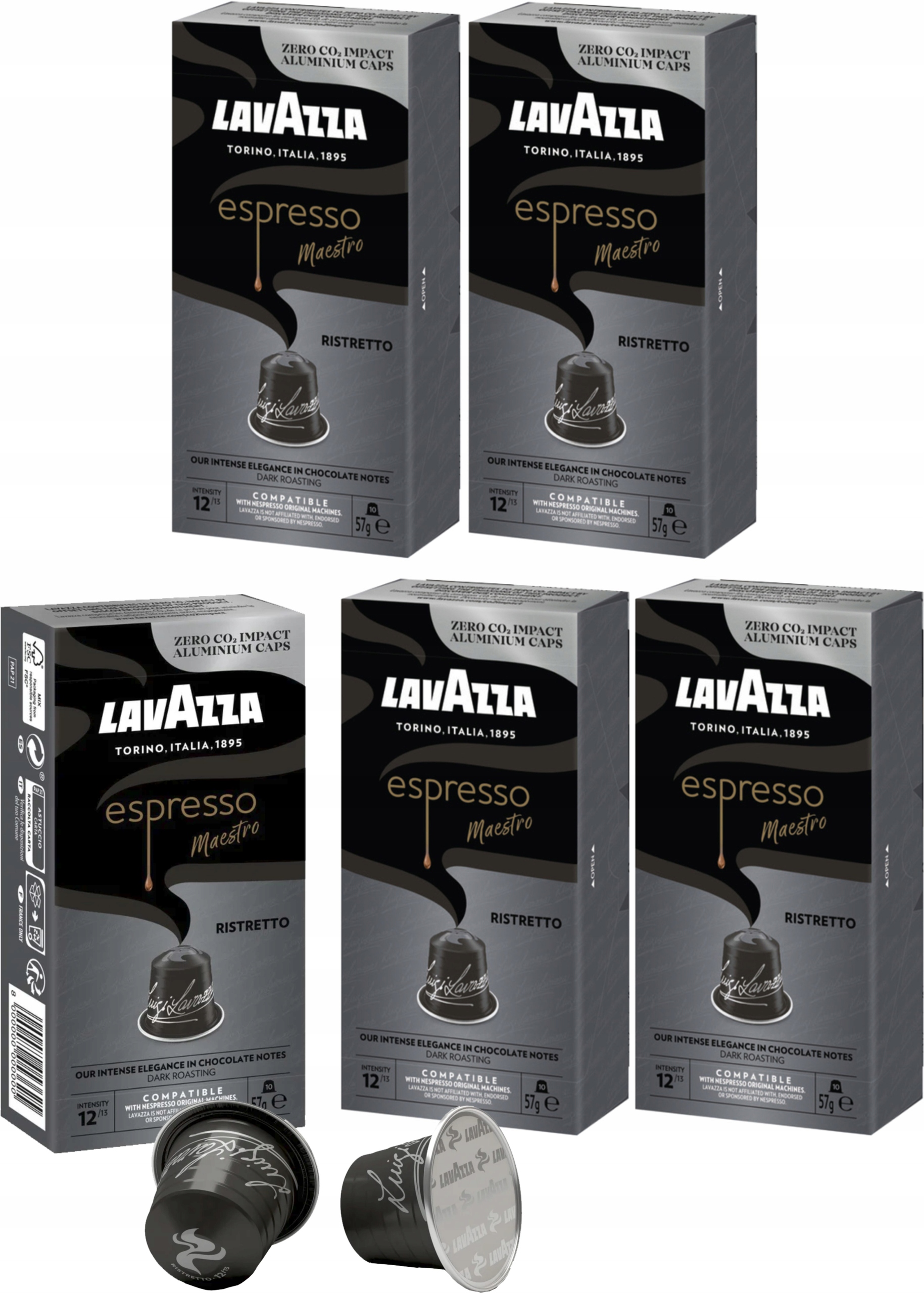 Levně Kapsle pro Nespresso Lavazza Maestro Ristretto 5 x 10 kusů