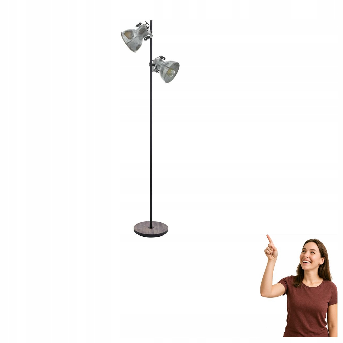 Podlahová lampa Barnstaple 49722 Eglo