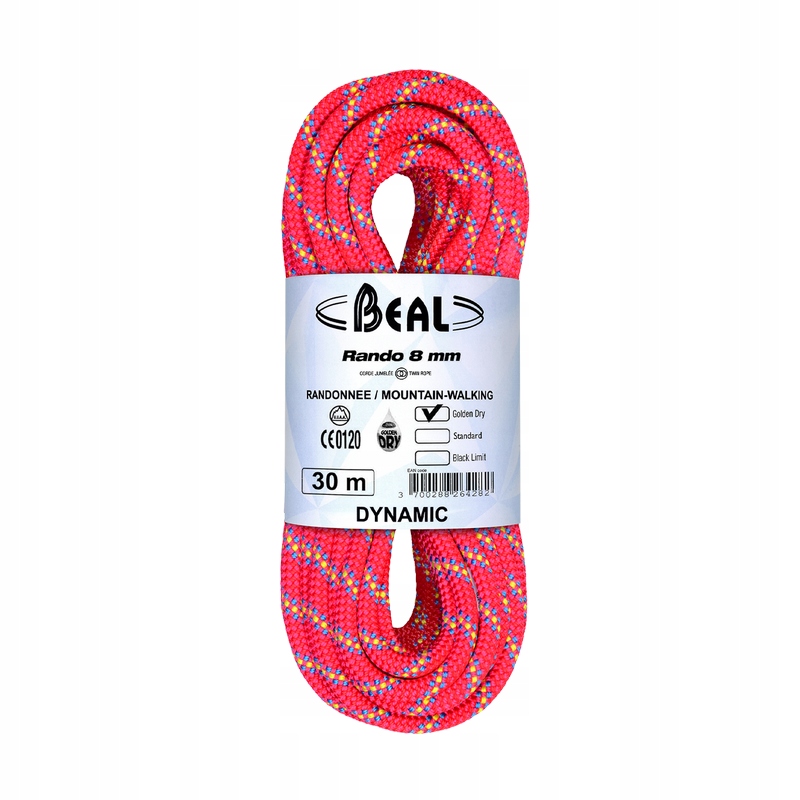 Lina Beal Rando 8mm Standard Czerwony 30 m