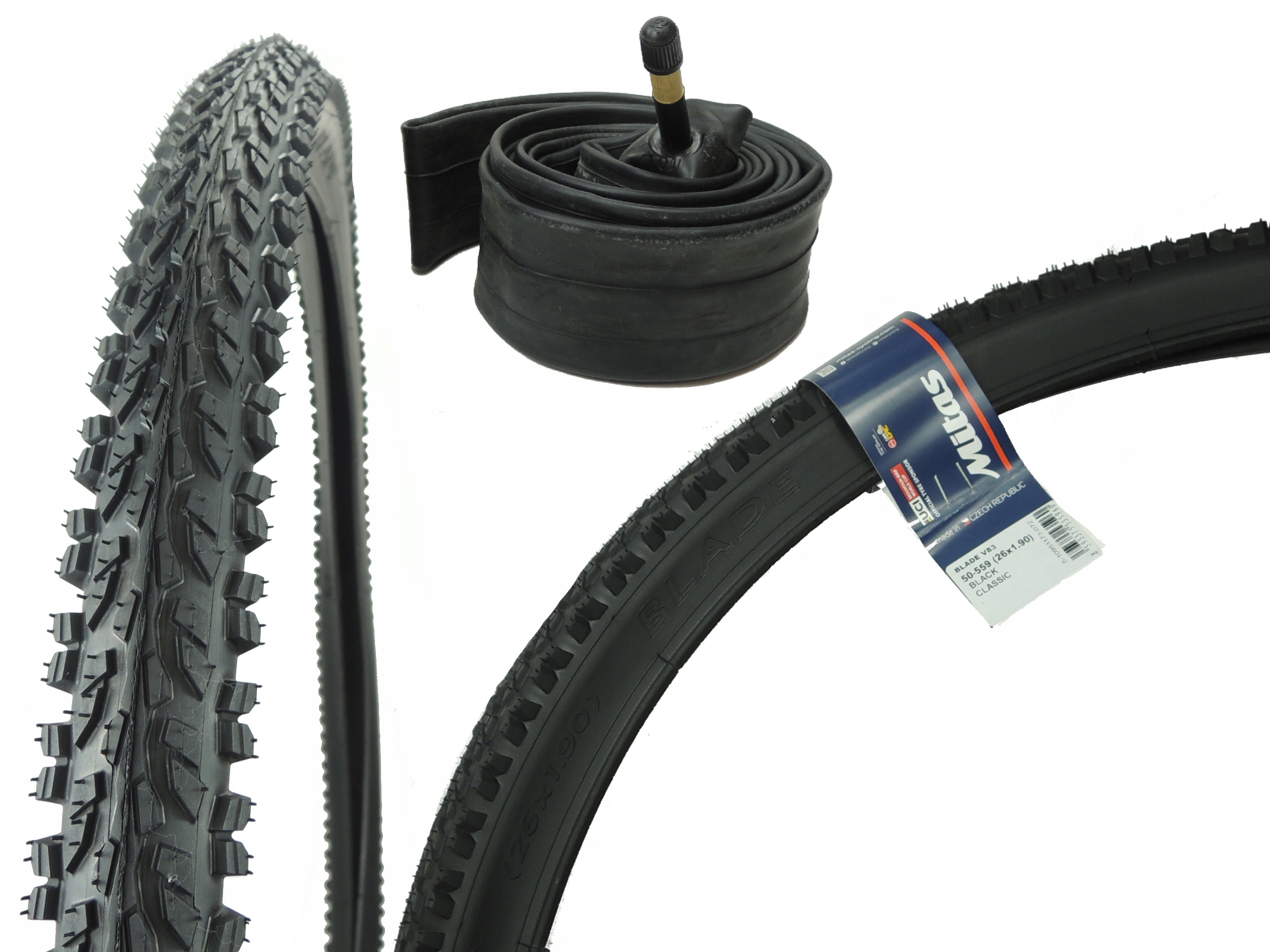 

Opona Rowerowa Mtb 26x1,9 50-559 dętka
