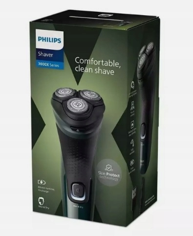 Holicí strojek Philips Shaver Series 3000X x3002 4D imp Uk