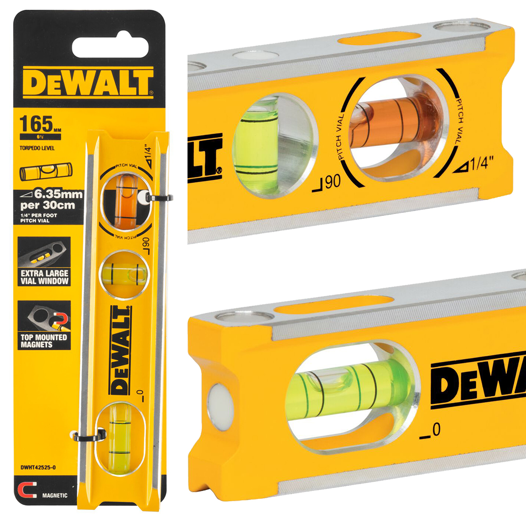 Magnetická vodováha 16,5 cm DeWALT DWHT42525-0
