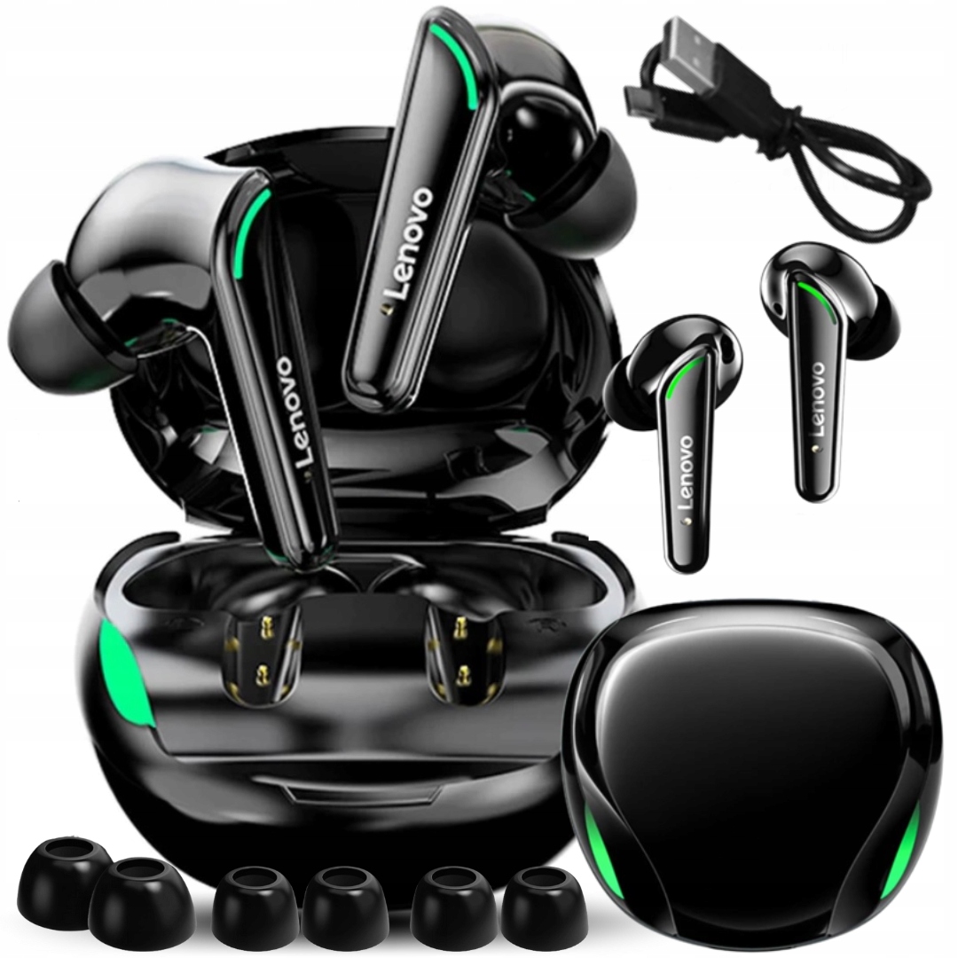 SŁUCHAWKI BEZPRZEWODOWE DOUSZNE GAMINGOWE BLUETOOTH Z MIKROFONEM DOKANAŁOWE