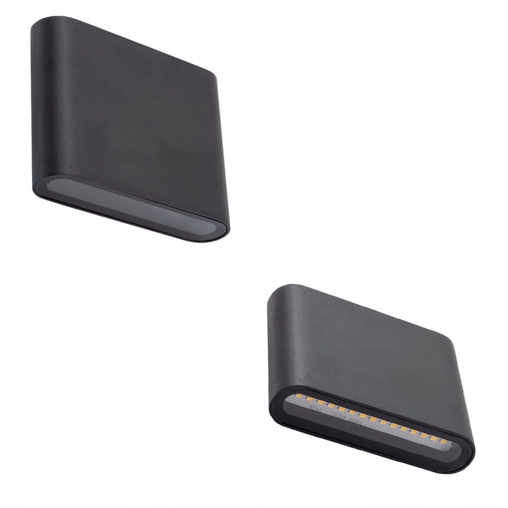 Černé hliníkové venkovní nástěnné svítidlo IP54 Semi Led S 11363 Nowodvorski