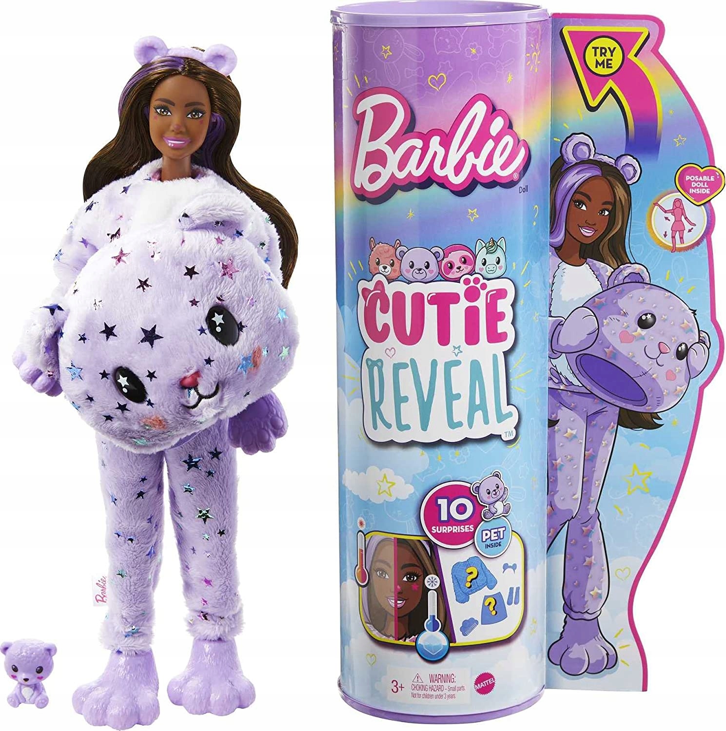 

Barbie Cutie Reveal Lalka Miś seria2 5089529