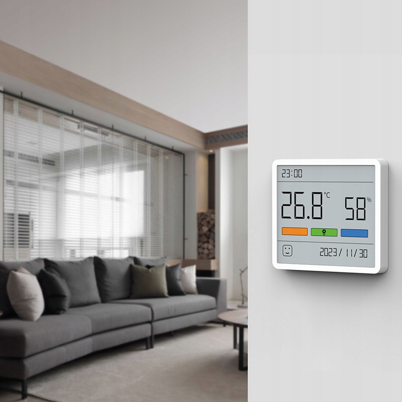 STACJA POGODOWA POGODY TERMOMETR HIGROMETR CZUJNIK ATuMAN TH1 Model TH1