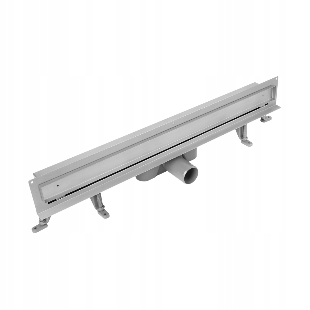 Lineární odtok Nástěnný Vogi rošt pod dlažbu 30 cm Nízký Sifon fi 50 ocel