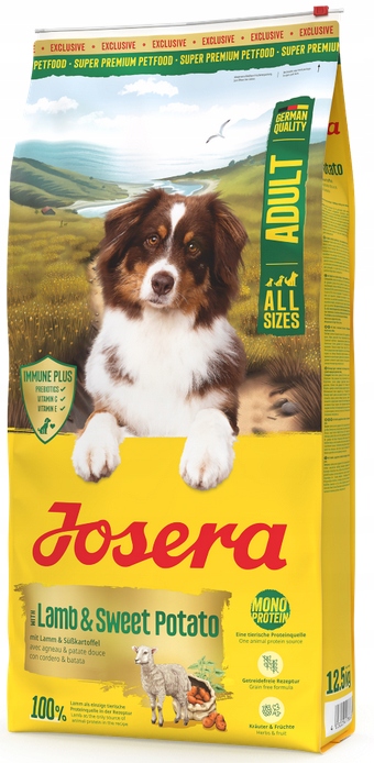 Josera Jehněčí maso s batáty pro psy středních a velkých plemen 12,5 kg