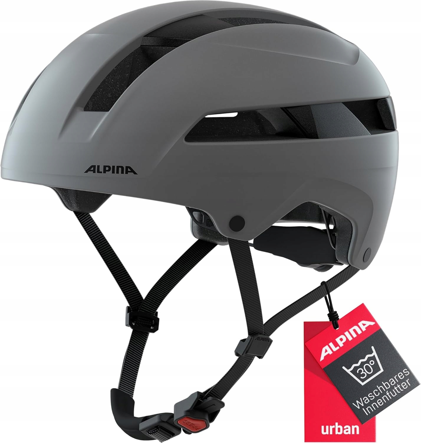 Cyklistická přilba Alpina Soho Unisex šedá matná Velikost M 55-59 Cm