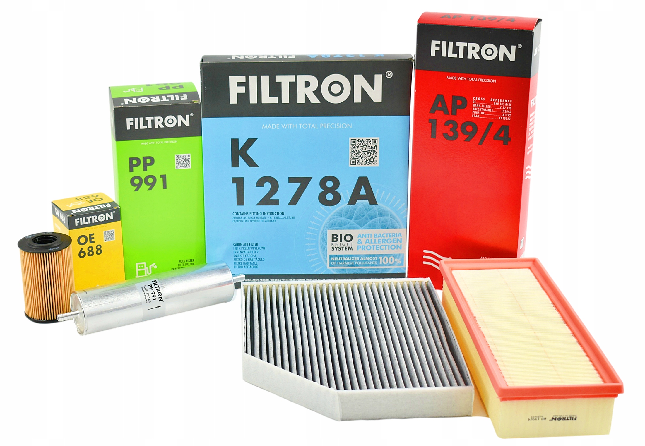 Sada Filtrů Filtron Pro Audi A4 B8 A5 8T 8F Q5 8RB 2.0TDI