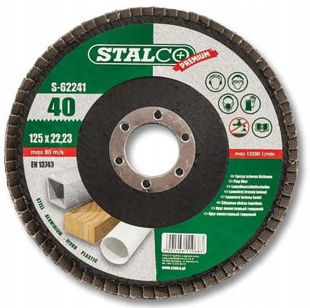 

Tarcza listkowa 125 GR.60 Alotex S-62244 Stalco