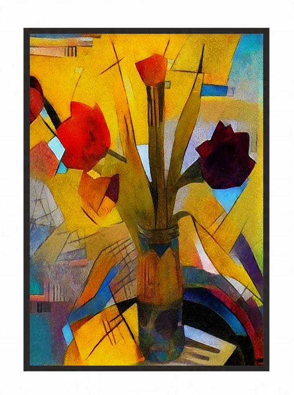

Obraz Plakat W Ramie 53x73 cm Kwiaty P1603