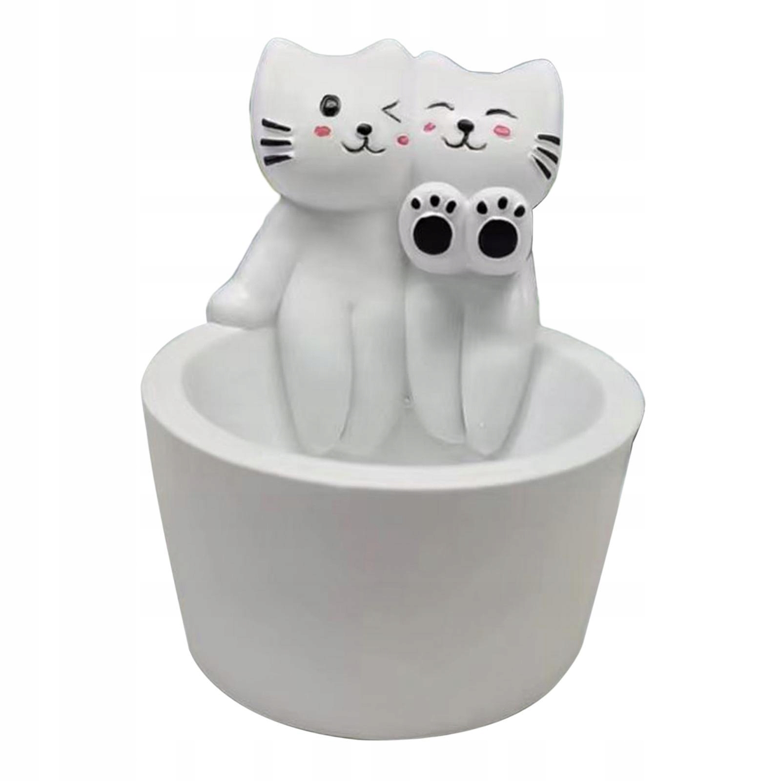 Resin Candlestick Cat Design for Home Decor Desktop Candle Holder Wysokość produktu 0 cm