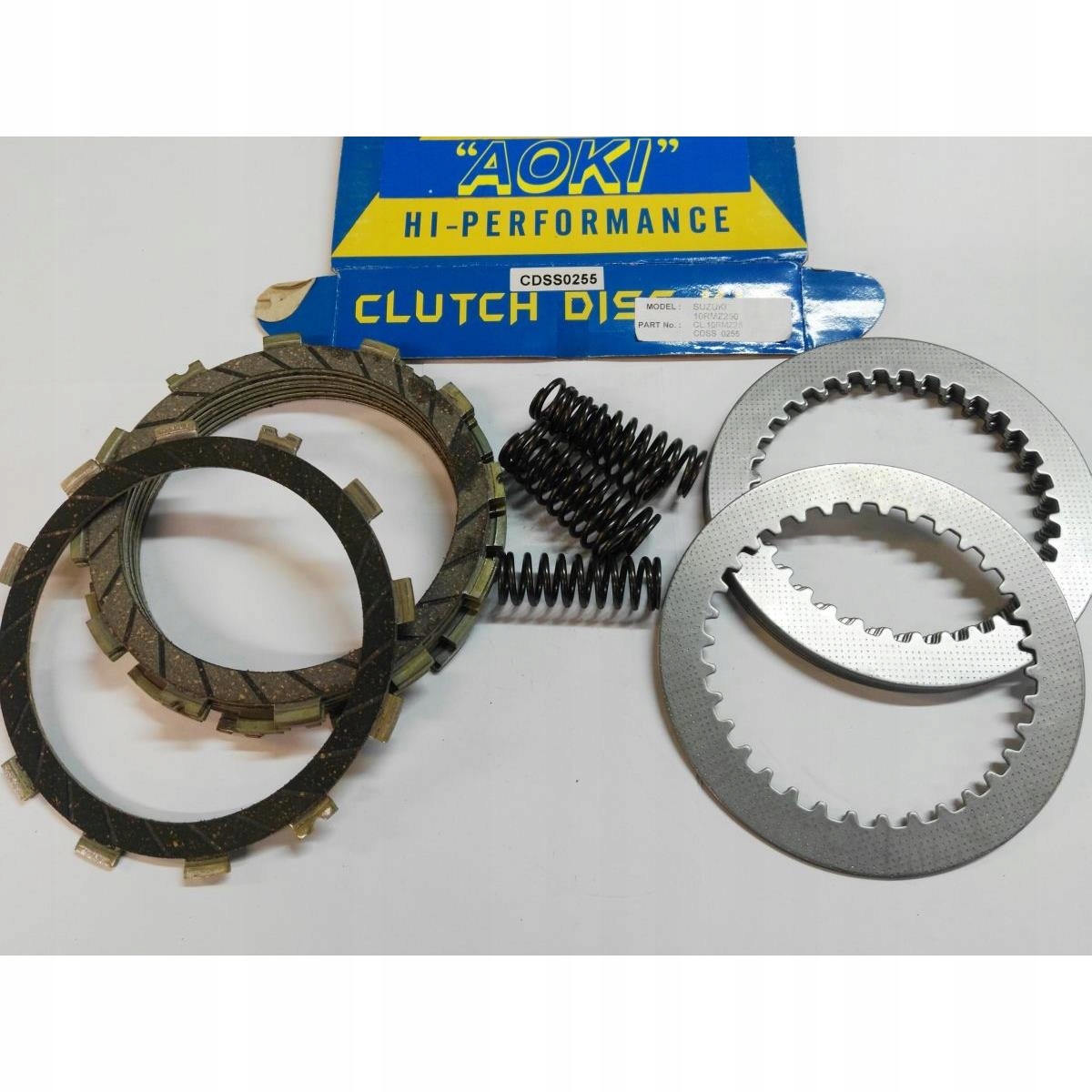 Aoki sada spojky Suzuki Rmz 250 10-... (kotúče, preložky, pružiny)