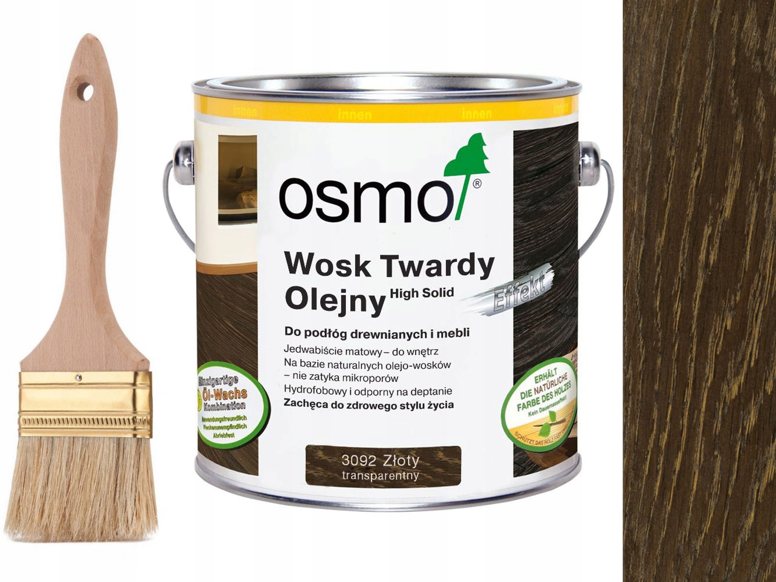 Tvrdý olejový vosk Zlatý Efekt Osmo 0,75 L 3092