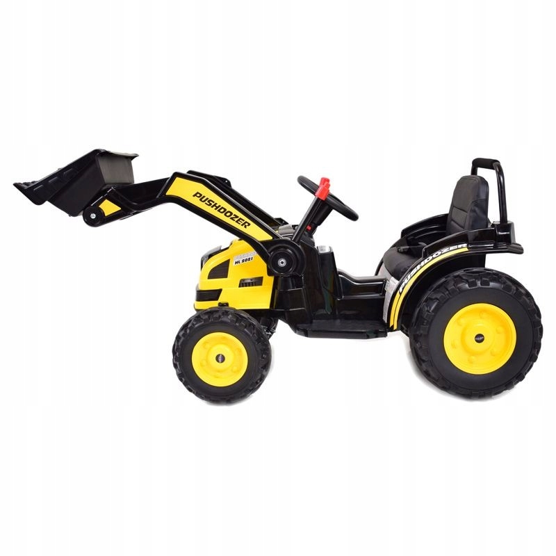 TRAKTOR Z ŁYŻKĄ - ŁADOWARKĄ PILOT RADIO FM HL389 Kolor Żółty